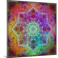 Mandala Ornament from Flower Photographs-Alaya Gadeh-Mounted Photographic Print