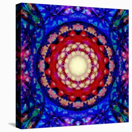 Mandala Ornament from Flowers-Alaya Gadeh-Stretched Canvas
