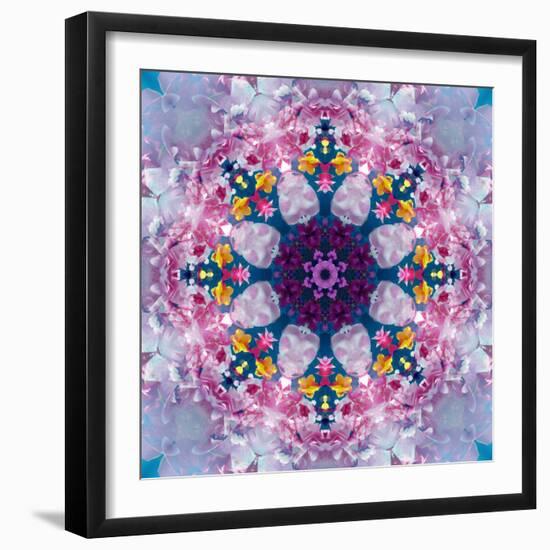 Mandala Ornament from Poeny Blossoms-Alaya Gadeh-Framed Photographic Print