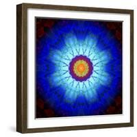 Mandala Ornament of Flowers, Composing-Alaya Gadeh-Framed Photographic Print