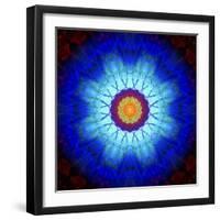 Mandala Ornament of Flowers, Composing-Alaya Gadeh-Framed Photographic Print