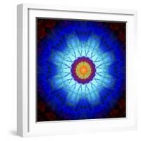 Mandala Ornament of Flowers, Composing-Alaya Gadeh-Framed Photographic Print