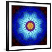 Mandala Ornament of Flowers, Composing-Alaya Gadeh-Framed Photographic Print