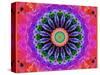 Mandala Ornament of Flowers, Composing-Alaya Gadeh-Stretched Canvas