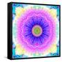 Mandala Ornament of Flowers, Composing-Alaya Gadeh-Framed Stretched Canvas