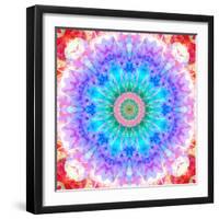 Mandala Ornament of Flowers, Composing-Alaya Gadeh-Framed Photographic Print