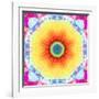 Mandala Ornament of Flowers, Composing-Alaya Gadeh-Framed Photographic Print