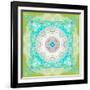 Mandala Ornament of Flowers, Composing-Alaya Gadeh-Framed Photographic Print