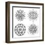 Mandala Set-Lullis-Framed Art Print