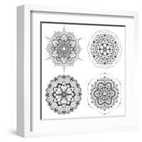 Mandala Set-Lullis-Framed Art Print