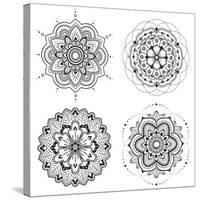 Mandala Set-Lullis-Stretched Canvas