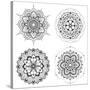 Mandala Set-Lullis-Stretched Canvas