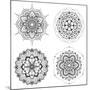 Mandala Set-Lullis-Mounted Art Print