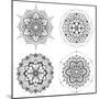 Mandala Set-Lullis-Mounted Premium Giclee Print