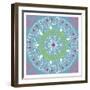 Mandala Wine-Jace Grey-Framed Art Print