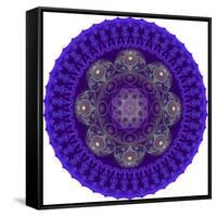 Mandala-SaniyaF-Framed Stretched Canvas