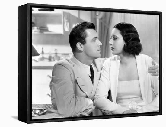 Mandalay, from Left, Lyle Talbot, Kay Francis, 1934-null-Framed Stretched Canvas