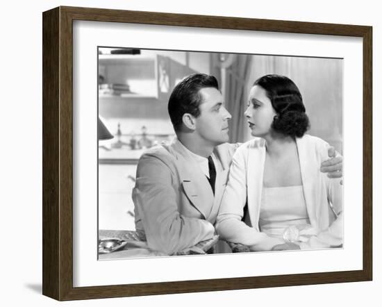 Mandalay, from Left, Lyle Talbot, Kay Francis, 1934-null-Framed Photo