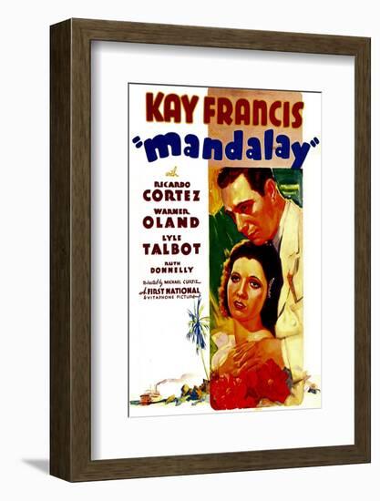 Mandalay, Kay Francis, Ricardo Cortez, 1934-null-Framed Photo