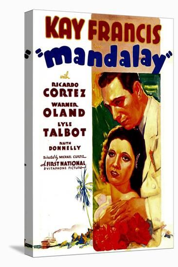 Mandalay, Kay Francis, Ricardo Cortez, 1934-null-Stretched Canvas