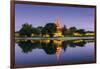 Mandalay, Myanmar at the Palace Wall and Moat-Sean Pavone-Framed Photographic Print