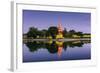 Mandalay, Myanmar at the Palace Wall and Moat-Sean Pavone-Framed Photographic Print