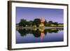 Mandalay, Myanmar at the Palace Wall and Moat-Sean Pavone-Framed Photographic Print