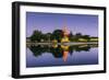 Mandalay, Myanmar at the Palace Wall and Moat-Sean Pavone-Framed Photographic Print