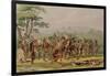 Mandan Archery Contest, circa 1832-George Catlin-Framed Giclee Print