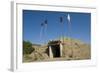 Mandan Earth Lodges at On-A-Slant Indian Village, South Dakota-Angel Wynn-Framed Photographic Print