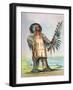 Mandan Indian Ha-Na-Tah-Muah (Wolf Chief)-George Catlin-Framed Giclee Print