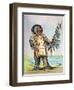 Mandan Indian Ha-Na-Tah-Muah (Wolf Chief)-George Catlin-Framed Giclee Print