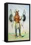 Mandan Medicine Man Mah-To-Hah "Old Bear"-George Catlin-Framed Stretched Canvas