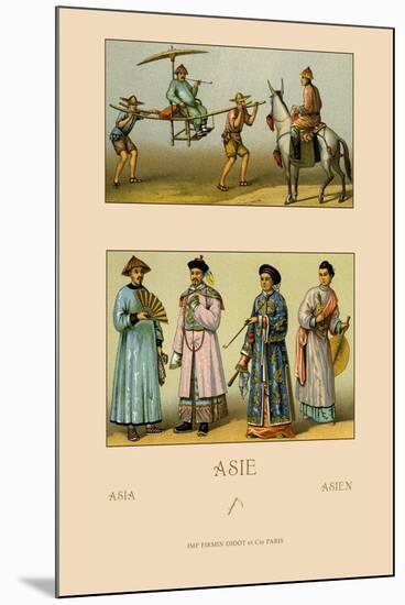Mandarin Aristocracy-Racinet-Mounted Art Print