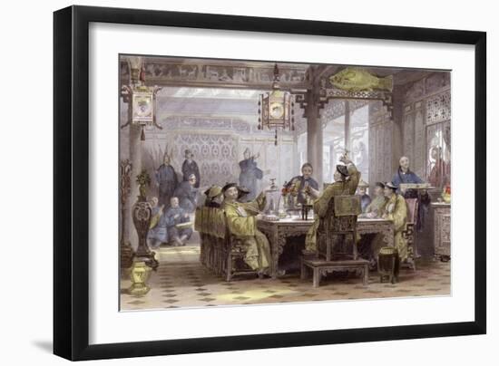 Mandarin Dinner Party-Thomas Allom-Framed Art Print