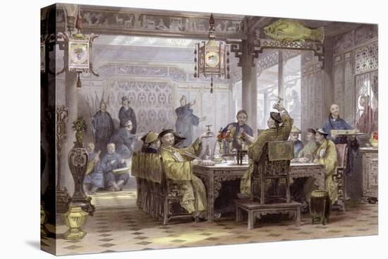 Mandarin Dinner Party-Thomas Allom-Stretched Canvas