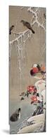 Mandarin Duck in the Snow 1-Jakuchu Ito-Mounted Giclee Print