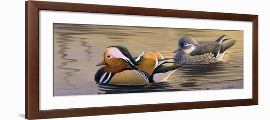 Mandarin Ducks-Wilhelm Goebel-Framed Giclee Print
