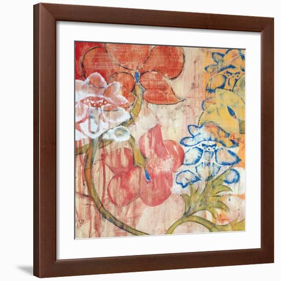 Mandarin Garden III-Kate Birch-Framed Giclee Print