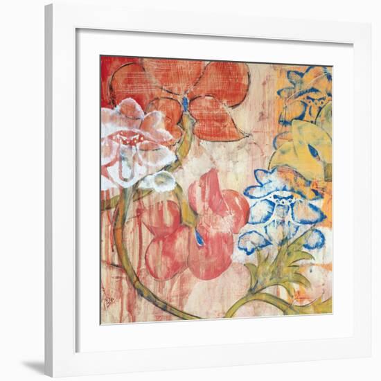 Mandarin Garden III-Kate Birch-Framed Giclee Print