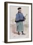 Mandarin in a Fur Trimmed Coat with Fan, C.1860-Stop-Framed Giclee Print