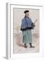 Mandarin in a Fur Trimmed Coat with Fan, C.1860-Stop-Framed Giclee Print