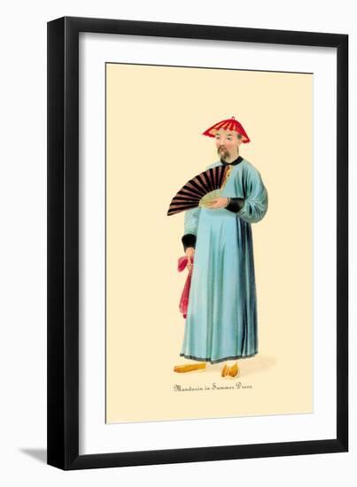 Mandarin in Summer Dress-George Henry Malon-Framed Art Print