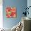 Mandarin Lotus Fan & Lampions-null-Stretched Canvas displayed on a wall