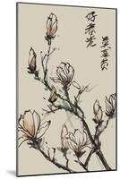 Mandarin Magnolia I-Melissa Wang-Mounted Art Print