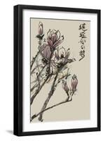 Mandarin Magnolia II-Melissa Wang-Framed Art Print