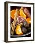 Mandarin Oranges, Dates, Pomegranate and Cinnamon Sticks-Ulrika Pousette-Framed Photographic Print