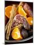 Mandarin Oranges, Dates, Pomegranate and Cinnamon Sticks-Ulrika Pousette-Mounted Photographic Print