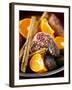 Mandarin Oranges, Dates, Pomegranate and Cinnamon Sticks-Ulrika Pousette-Framed Photographic Print