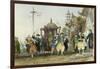 Mandarin Paying Visit-Thomas Allom-Framed Art Print